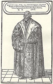 Portrait of Baron Sigmund von Herberstein, Ambassador in Poland and Russia, 1559. Artist: Hubschmann, Donat (vor 1540-1583)