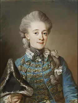 Pastel On Paper Gallery: Portrait of Baroness Ulrica Fredrika Cedercreutz (1730-1784), ca 1770. Creator: Lundberg
