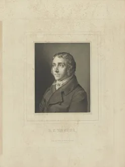 Portrait of Barthold Georg Niebuhr (1776-1831), c. 1830-1840. Creator: Breitkopf & Hartel