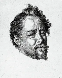 Portrait of Bartholomeus Spranger, 1597. Creator: Jan Muller