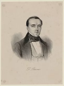 Portrait of the Bass Nicolas-Prosper Derivis (1808-1880), 1835