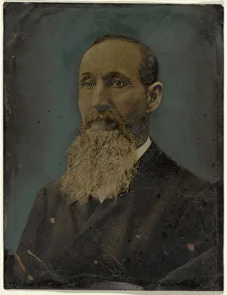 Portrait of bearded man, 1860s-1880s. Creator: Unknown