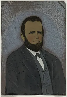 Portrait of bearded man, 1860s-1880s. Creator: Unknown