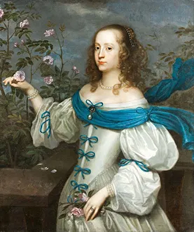Skokloster Castle Prints: Portrait of Beata Elisabet von Konigsmarck (1637-1723), ca 1654. Creator: Munnichhoven