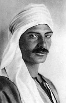 Images Dated 27th June 2008: Portrait of a Bedouin, c1920s