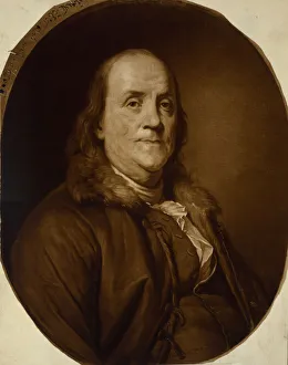 Duplessis Prints: Portrait of Benjamin Franklin, Early 1780s