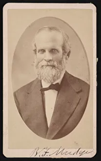 Geologist Gallery: Portrait of Benjamin Franklin Mudge (1817-1879), July 1873. Creator: J Lee Knight