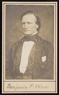 Rights Collection: Portrait of Benjamin Franklin Wade (1800-1878), Before 1878. Creator: Unknown