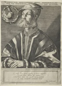 Portrait of Bernard Knipperdolling. Creator: Jan Muller (Dutch, 1571-1628) Portrait of Bernard Knipperdolling. Creator: Jan Muller (Dutch, 1571-1628)