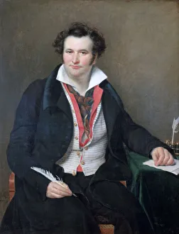 Sophie Prints: Portrait of Bernard Wolf, c1823. Artist: Sophie Rude