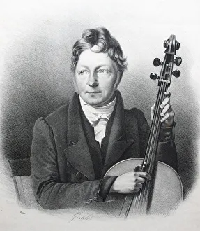Portrait of Bernhard Heinrich Romberg (1767-1841), ca 1820