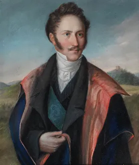 Bach Prints: Portrait of Bernhard II, Duke of Saxe-Meiningen (1800-1882)