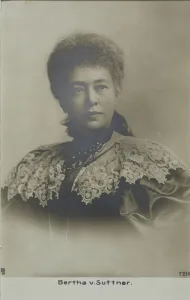 Nobel Peace Prize Prints: Portrait of Bertha von Suttner (1843-1914), 1890. Creator: Anonymous