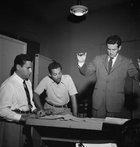 Arranging Prints: Portrait of Billy Eckstine and Hugo Winterhalter