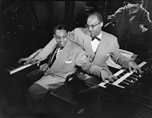 Bill Gottlieb Prints: Portrait of Billy Taylor and Bob Wyatt