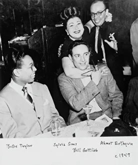 Bill Gottlieb Prints: Portrait of Billy Taylor, Sylvia Syms