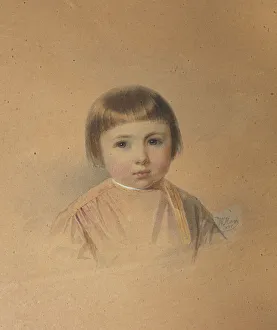 Vladimir Ivanovich 1816 1895 Prints: Portrait of Boris Alexeevich Kurakin (1837-1860)
