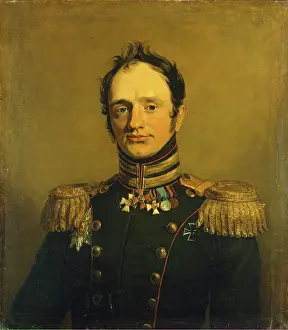 Richter Prints: Portrait of Boris Kh. Richter (1782-1832), 1822. Creator: George Dawe