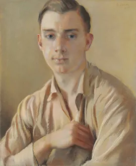 Somov Prints: Portrait of Boris Snezhkovsky, 1930