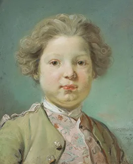 Defiance Prints: Portrait of a Boy, 1747. Creator: Jean-Baptiste Perronneau