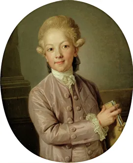 Krafft Per I Prints: Portrait of a Boy, 1773. Creator: Per Krafft the Elder