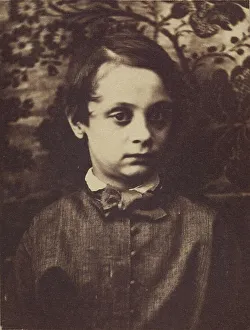 Deveria Achille Prints: Portrait of a Boy, about 1850. Creators: Achille Deveria, Theodule Deveria