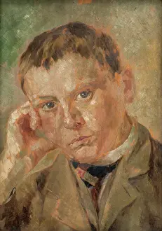Defiance Prints: Portrait of a Boy, 1920-1930. Creator: Milan Thomka Mitrovsky