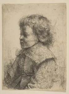 Portrait of a Boy, in Profile, 1641. Creator: Rembrandt Harmensz van Rijn