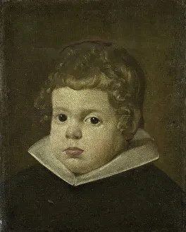 Portrait of a Boy about three years old, possibly Prince Balthasar Carlos, Son of the... 1632-1650. Creator: Unknown