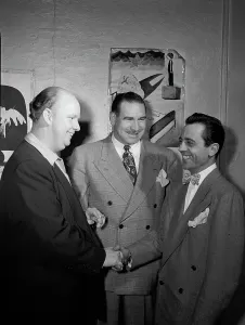 Edwin A Prints: Portrait of Boyd Raeburn and Edwin A