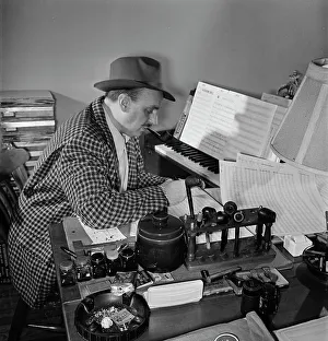 Portrait of Brick Fleagle, home of Brick Fleagle, New York, N.Y. 1946. Creator: William Paul Gottlieb