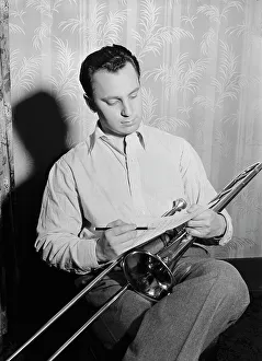 Portrait of Buddy Morrow, New York, N.Y. ca. May 1947. Creator: William Paul Gottlieb