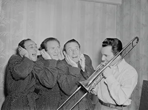 Rudeness Prints: Portrait of Buddy Morrow and Ritz Brothers