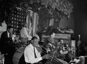 Joseph Marshall Prints: Portrait of Bunk Johnson, George Lewis