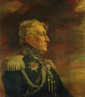 Aiguillette Prints: Portrait of Burchard M. Berg (1764-1838) (2nd), 1822. Creator: George Dawe