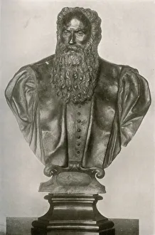 Art History Prints: Portrait Bust of Aretino in Collection of Mr PAB Widener