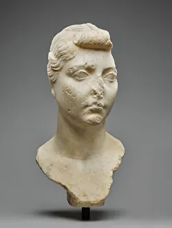 Tiberius Claudius Nero Prints: Portrait Bust of Livia, A.D. 1-25. Creator: Unknown