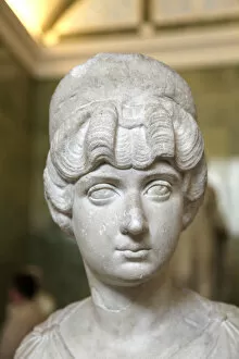 Images Dated 22nd June 2011: Portrait bust of Lucilla, wife of the Roman Emperor Lucius Verus, c160-c170
