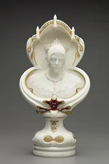 Bust Prints: Portrait bust of Marie-Caroline de Bourbon-Sicile