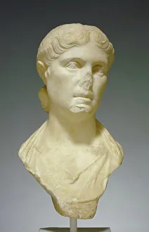Portrait Bust of a Woman, possibly Octavia Minor, 20-10 B.C. Creator: Unknown