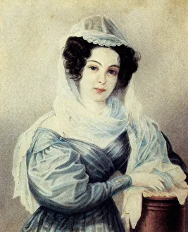 Exil Prints: Portrait of Camilla Ivasheva (Le Dantieau) (1808-1839)