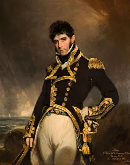 Haberdashery Gallery: Portrait of Captain Gilbert Heathcote RN, 1779-1831. Creator: William Owen