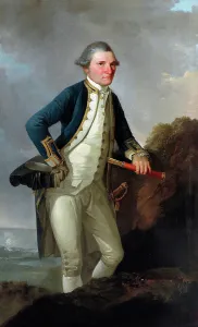 Portrait of Captain James Cook, c1780. Creator: John Webber