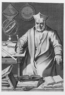 Portrait of Cardinal Christopher Clavius, 1606. Creator: Italian School (17th Century)