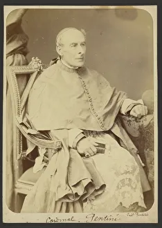 1863 Prints: Portrait of Cardinal Francesco Pentini, 1863-1869. Creator: Unknown