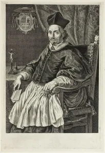 Cornelis Visscher Prints: Portrait of Cardinal Zacharias de Mez, c. 1661. Creator: Cornelis de Visscher