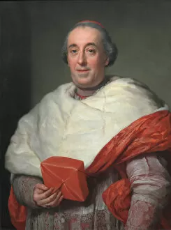 Cardinal Collection: Portrait of Cardinal Zelada, 1773. Creator: Anton Raphael Mengs