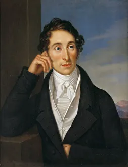Weber Prints: Portrait of Carl Maria von Weber (1786-1826)