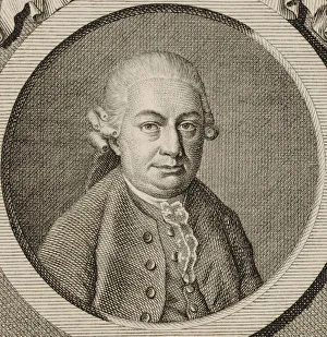 Portrait of Carl Philipp Emanuel Bach (1714-1788), 18th century Portrait of Carl Philipp Emanuel Bach (1714-1788), 18th century