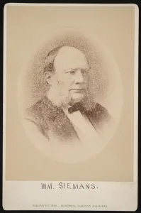 Notman William Prints: Portrait of Carl Wilhelm Siemens (1823-1883), Before 1876. Creator: William Notman